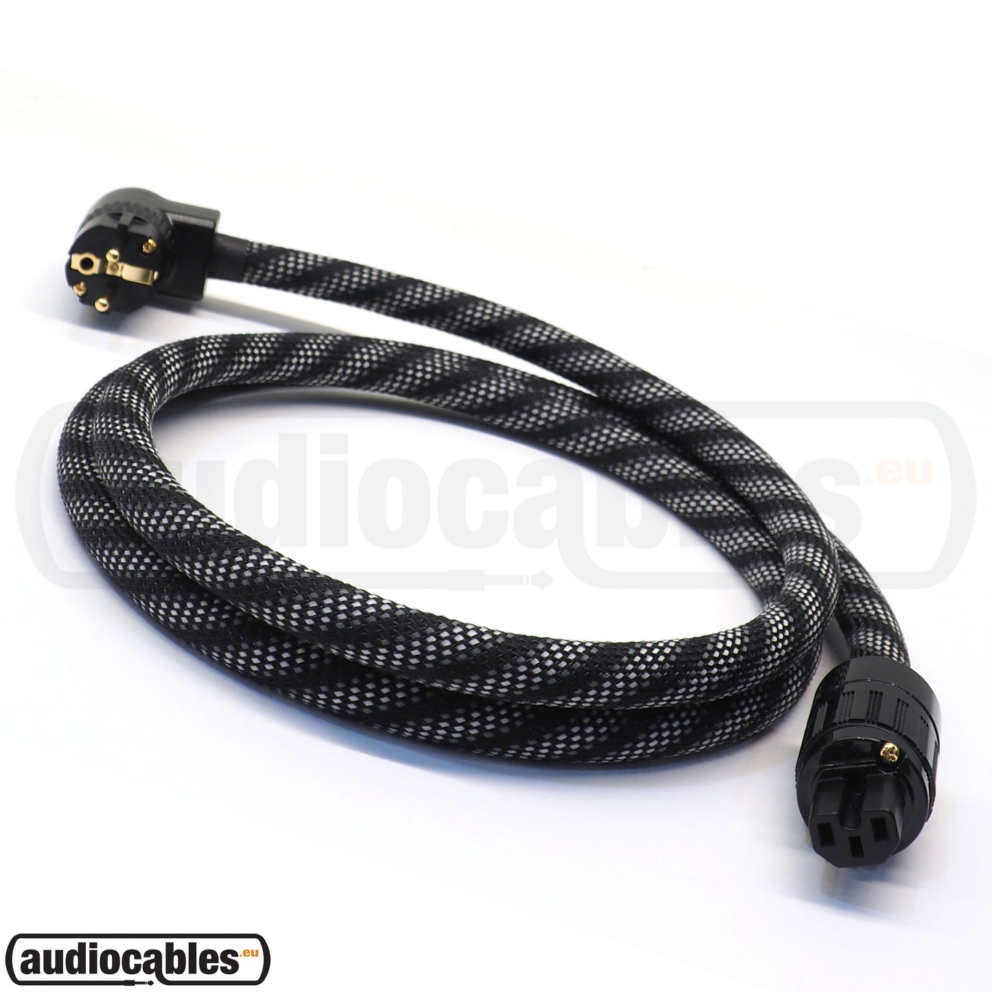 Via Blue X-60 Hi Fi Mains Power Cable w/ Elecaudio Gold Plated Connectors 2m