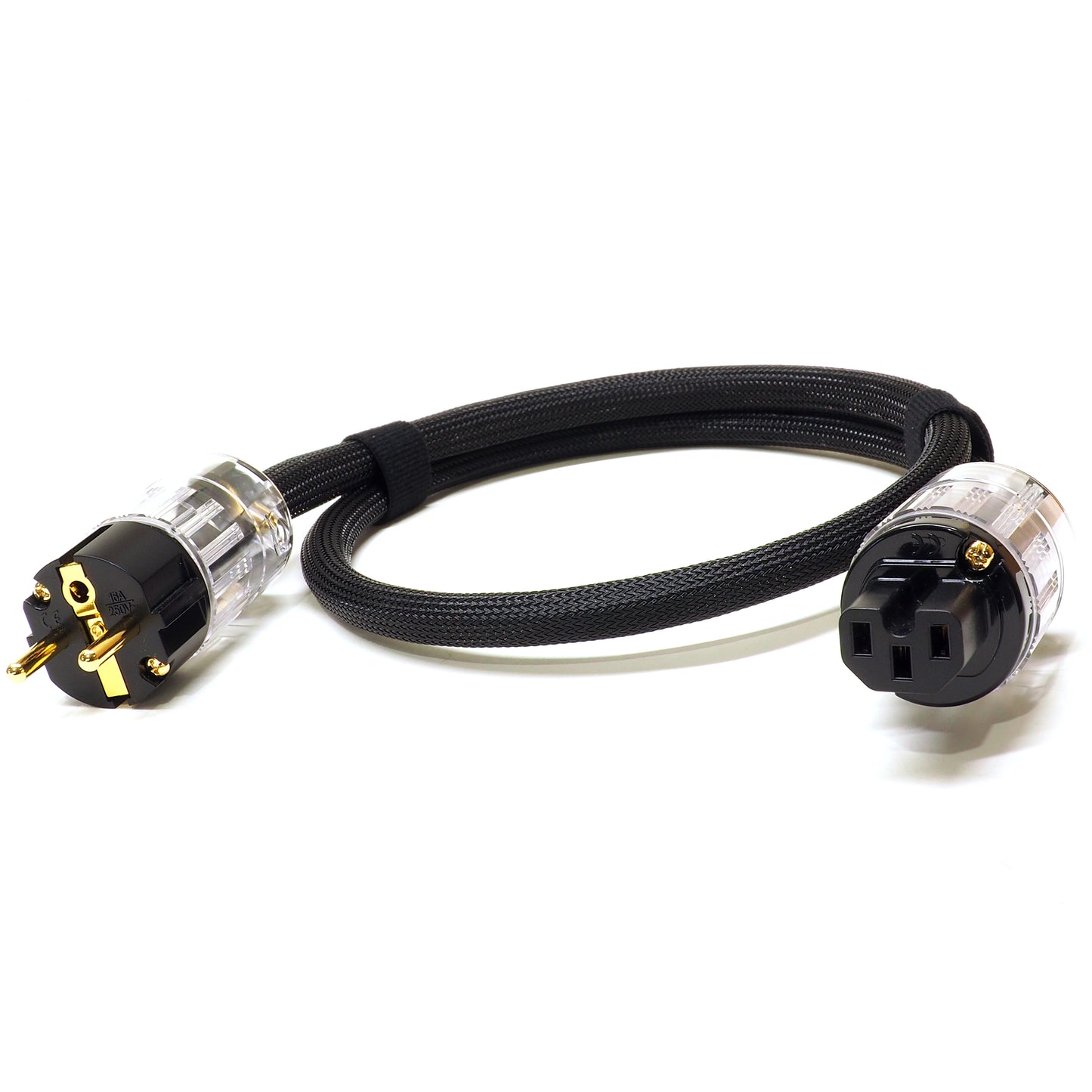 Belden 19364 Hi Fi Mains Power Cable (Braided) w/ Elecaudio Connectors