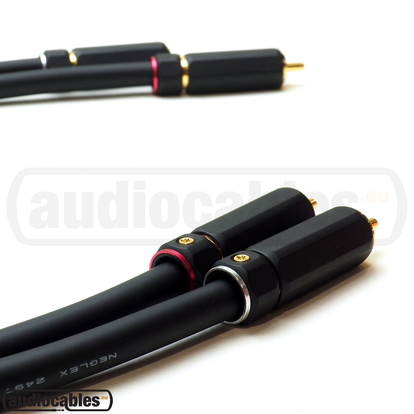 Mogami 2497 RCA Stereo Pair Cable w/ Elecaudio Audiophile Connectors