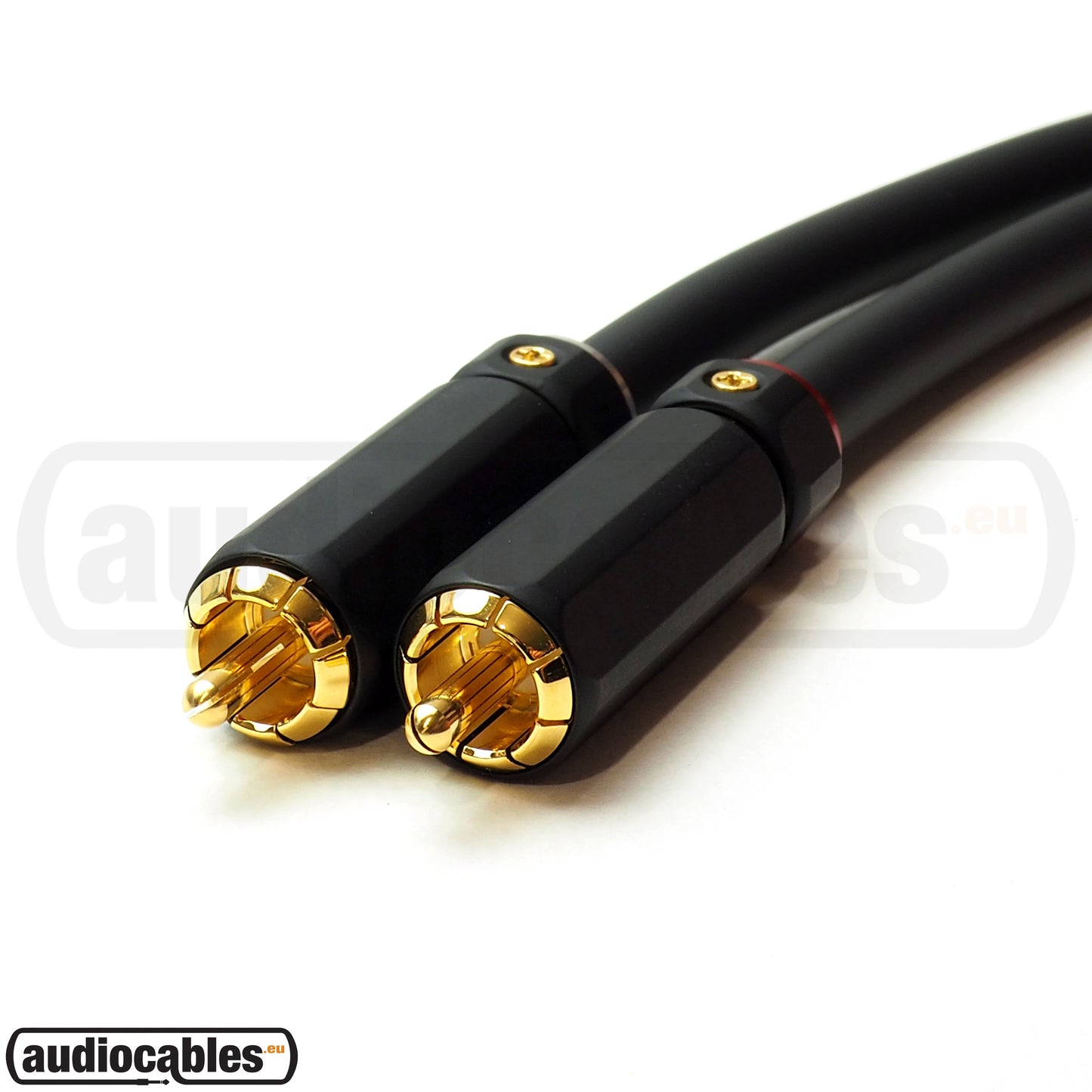 Mogami 2497 RCA Stereo Pair Cable w/ Elecaudio Audiophile Connectors