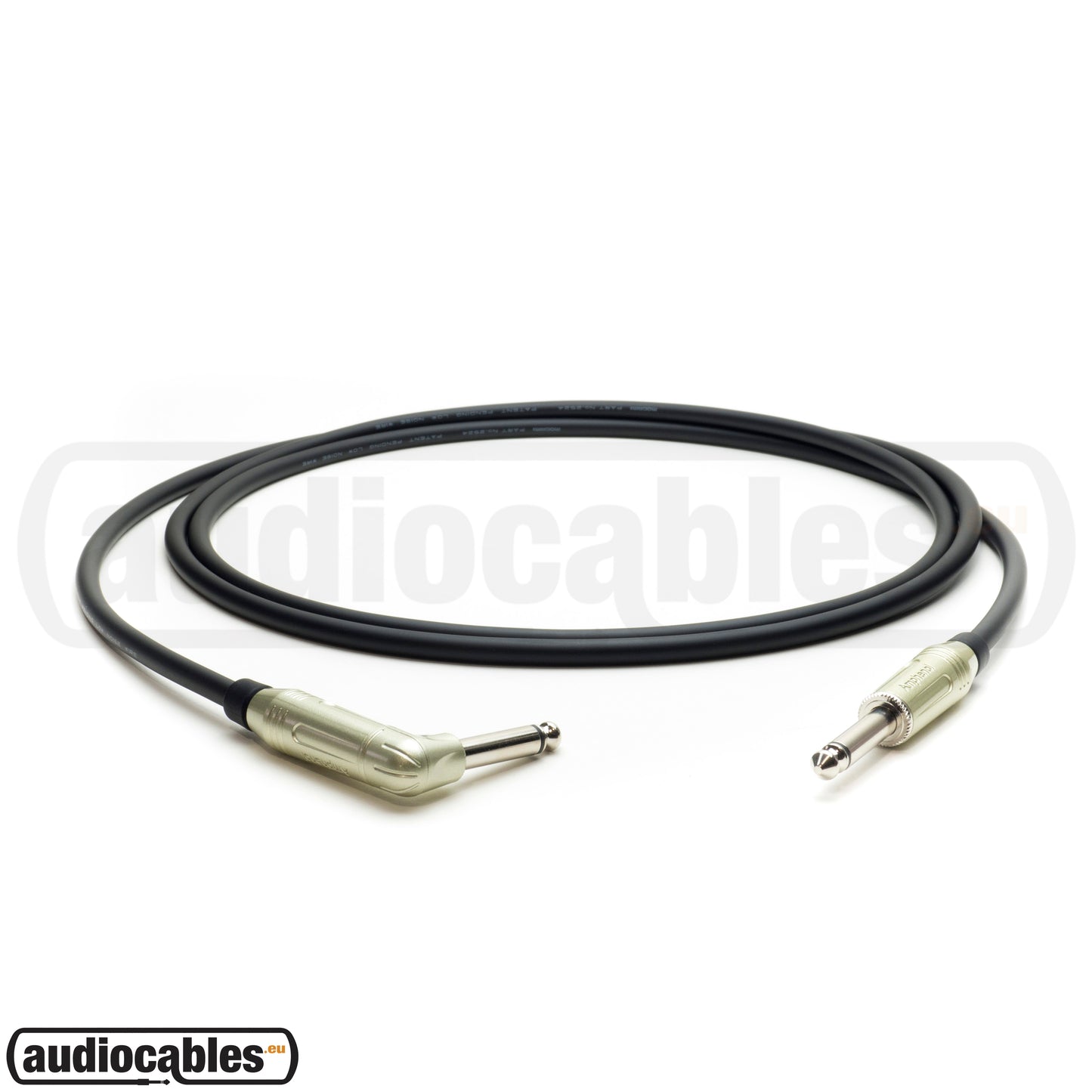 Mogami 2524 Instrument Cable w/ Amphenol Plugs (Single Angled)