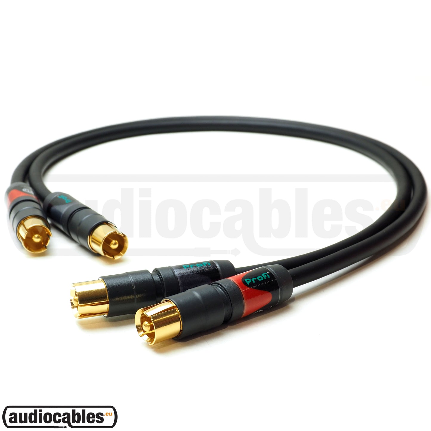 Mogami 2549 RCA to RCA Hi Fi Interconnect Cable (Pair) w/ Neutrik Connectors