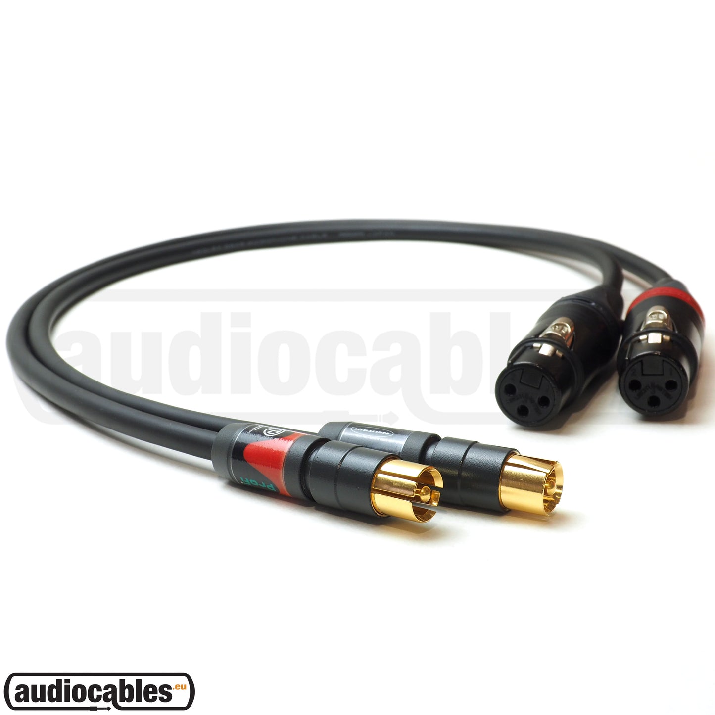 Mogami 2549 with Neutrik RCA to Female XLR PAIR Cables