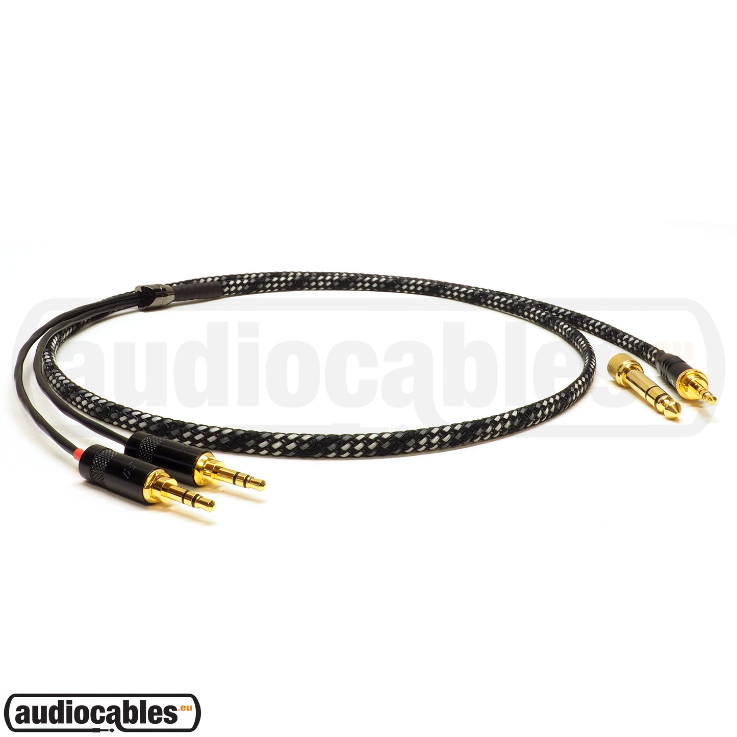 Mogami Cable for Hifiman Headphones (Braided, Dual 3.5mm)