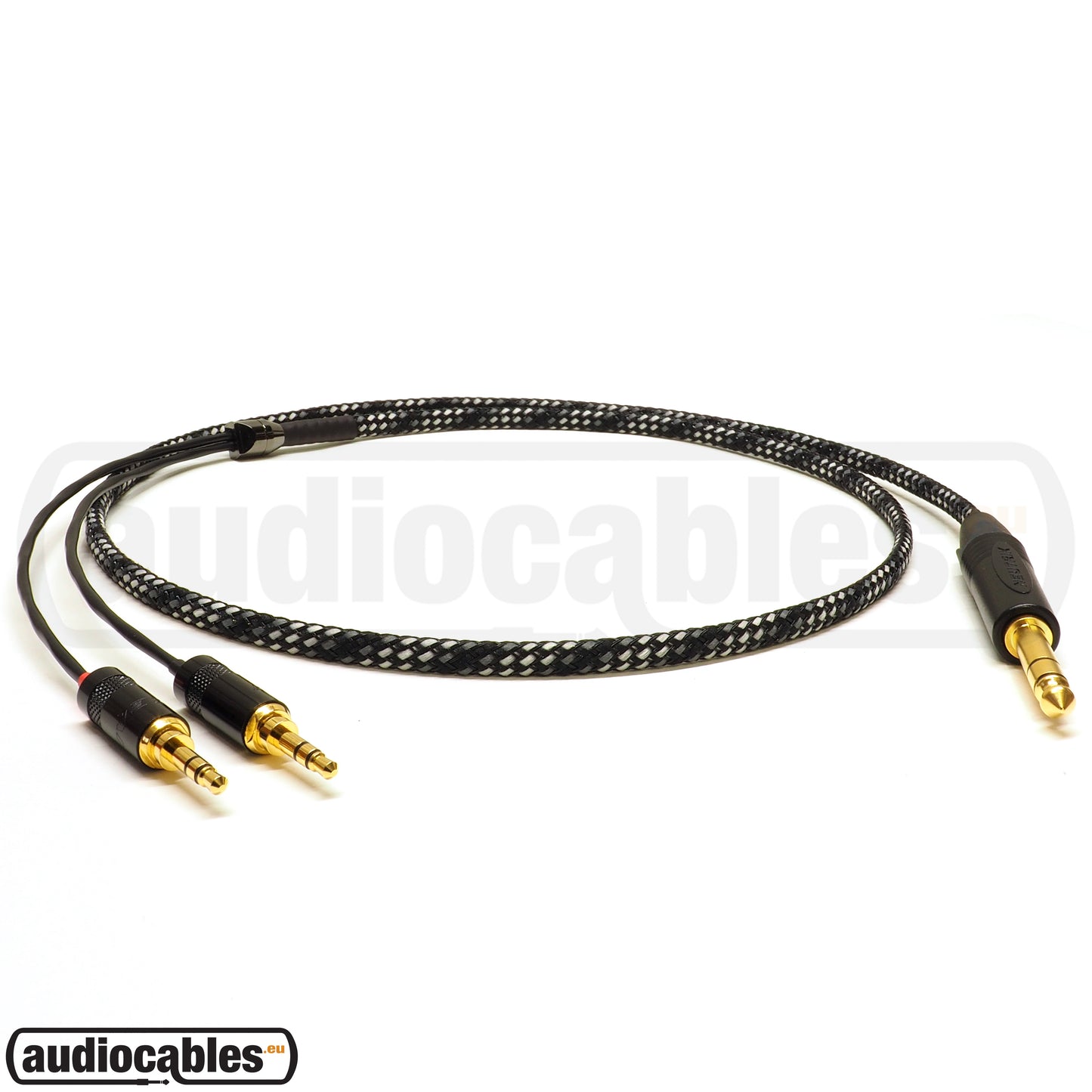 Mogami Cable for Hifiman Headphones (Braided, Dual 3.5mm)
