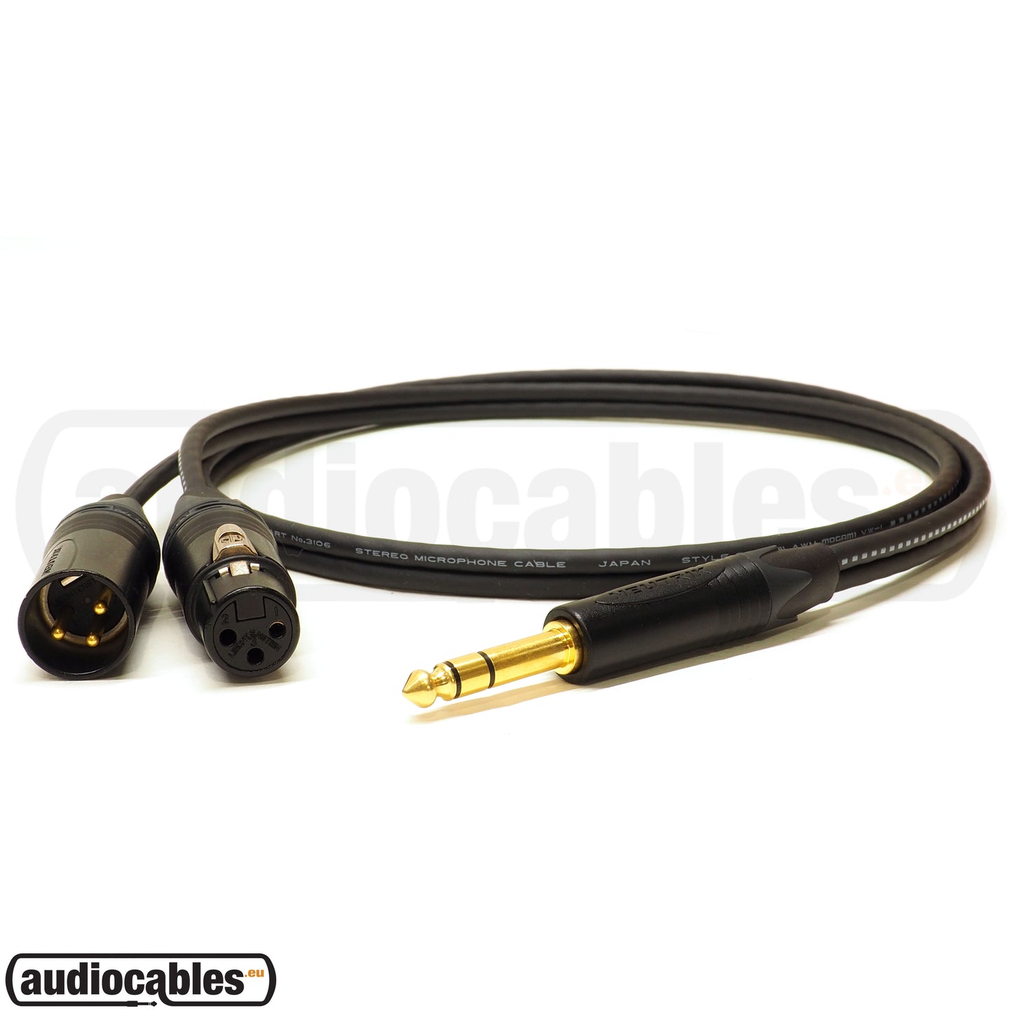 Mogami Y Insert (Send - Return) Cable w/ Gold Neutrik (TRS - XLR)