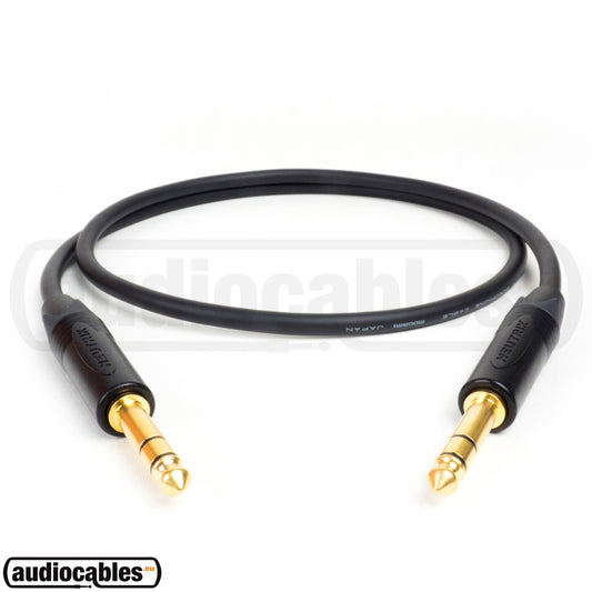 Mogami 2791 Balanced Patch Cable w/ Gold Neutrik 1/4'' TRS Jack Connectors