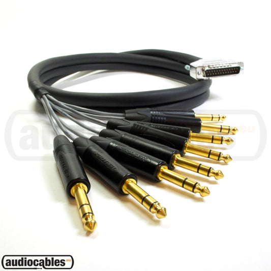 Mogami DB25 to 8 Gold Neutrik TRS Multi Analog Cable