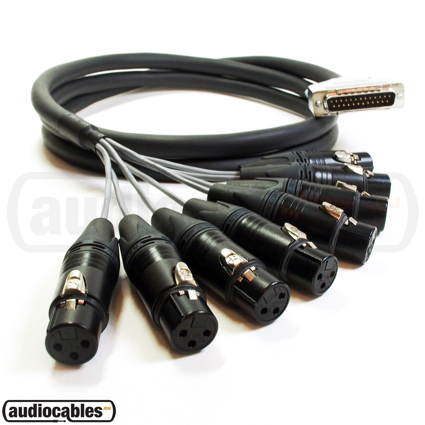 Mogami DB25 to 8 Gold Neutrik Female XLR Multi Analog Cable