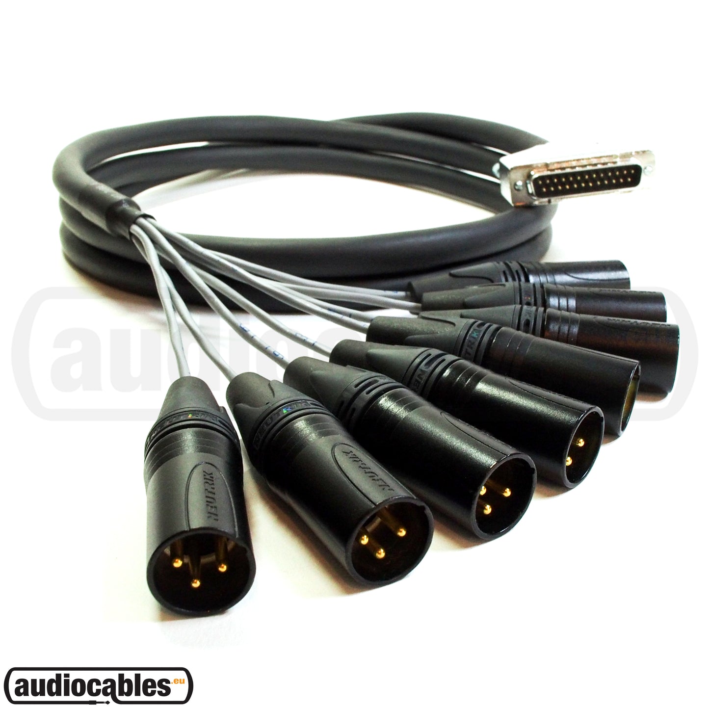 Mogami DB25 to 8 Gold Neutrik Male XLR Multi Analog Cable
