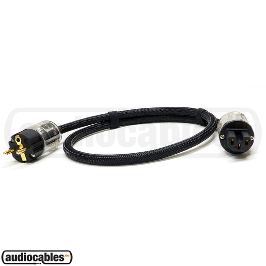 Belden 19364 Hi Fi Mains Power Cable (Braided) w/ Gold Plated Connectors