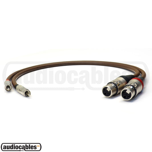 Belden 8402 RCA to FEMALE XLR Pair Cables w/ Switchcraft & Neutrik Connectors
