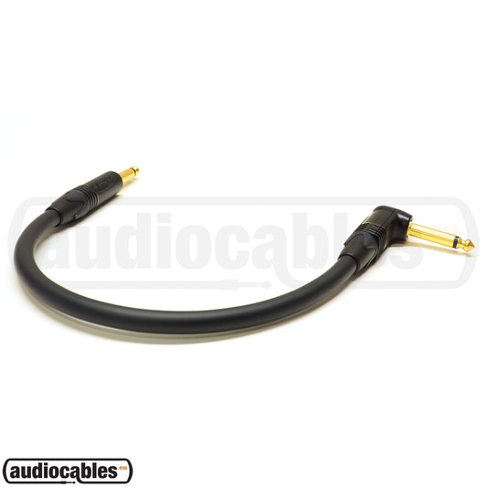 Mogami 3368 Patch Cable w/ Gold Neutrik Connectors Single Angled