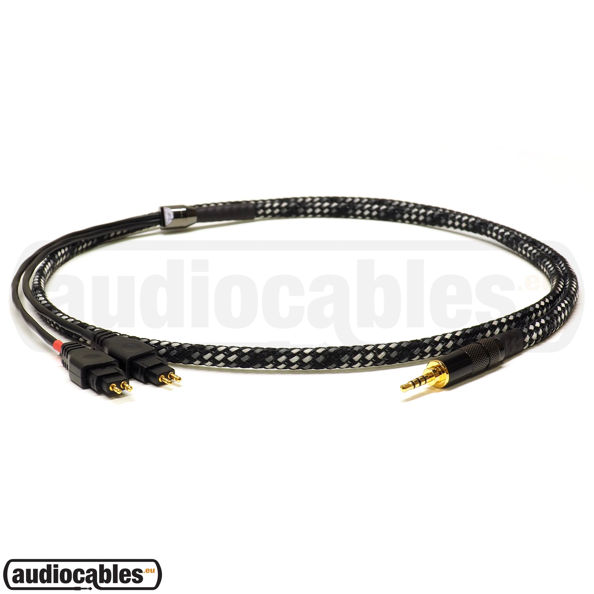 Cavo Bilanciato ABLET Da 4.4mm Per Sennheiser HD600, HD650, HD660S E HD6XX – Rame OCC Placcato Argento, Guscio In Noce, 2m