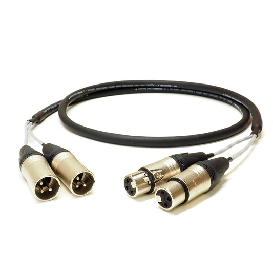 SOMMER 2 Male To 2 Female XLR w/ Neutrik Connectors Multi Snake Cable - 1.40m