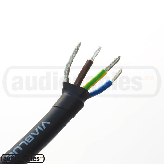 VIABLUE X-40 Silver Power Cable 3x 4mm² - (Audiophile - Hi Fi)