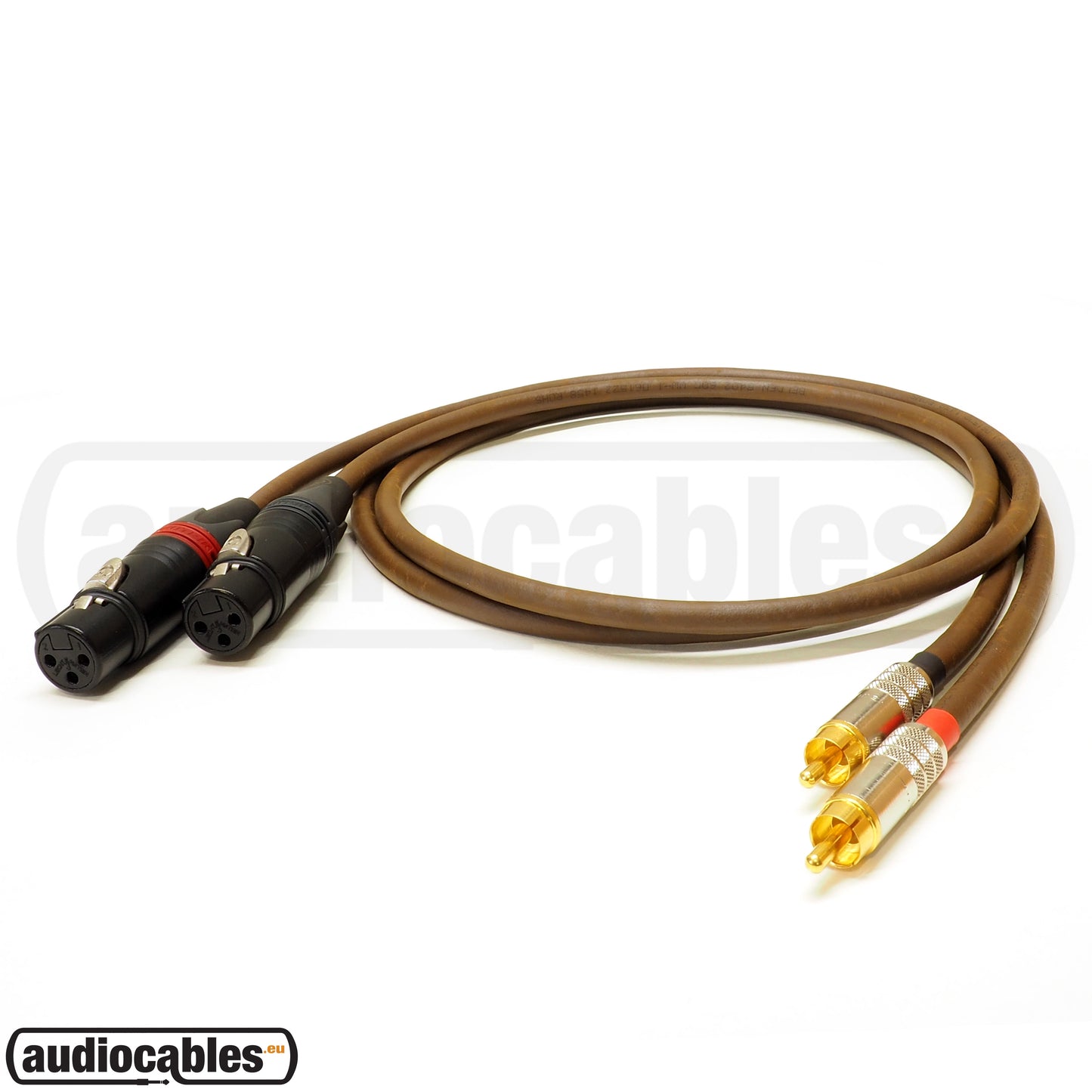 Belden 8402 RCA to FEMALE XLR Pair Cables w/ Gold Plated Switchcraft & Neutrik Connectors