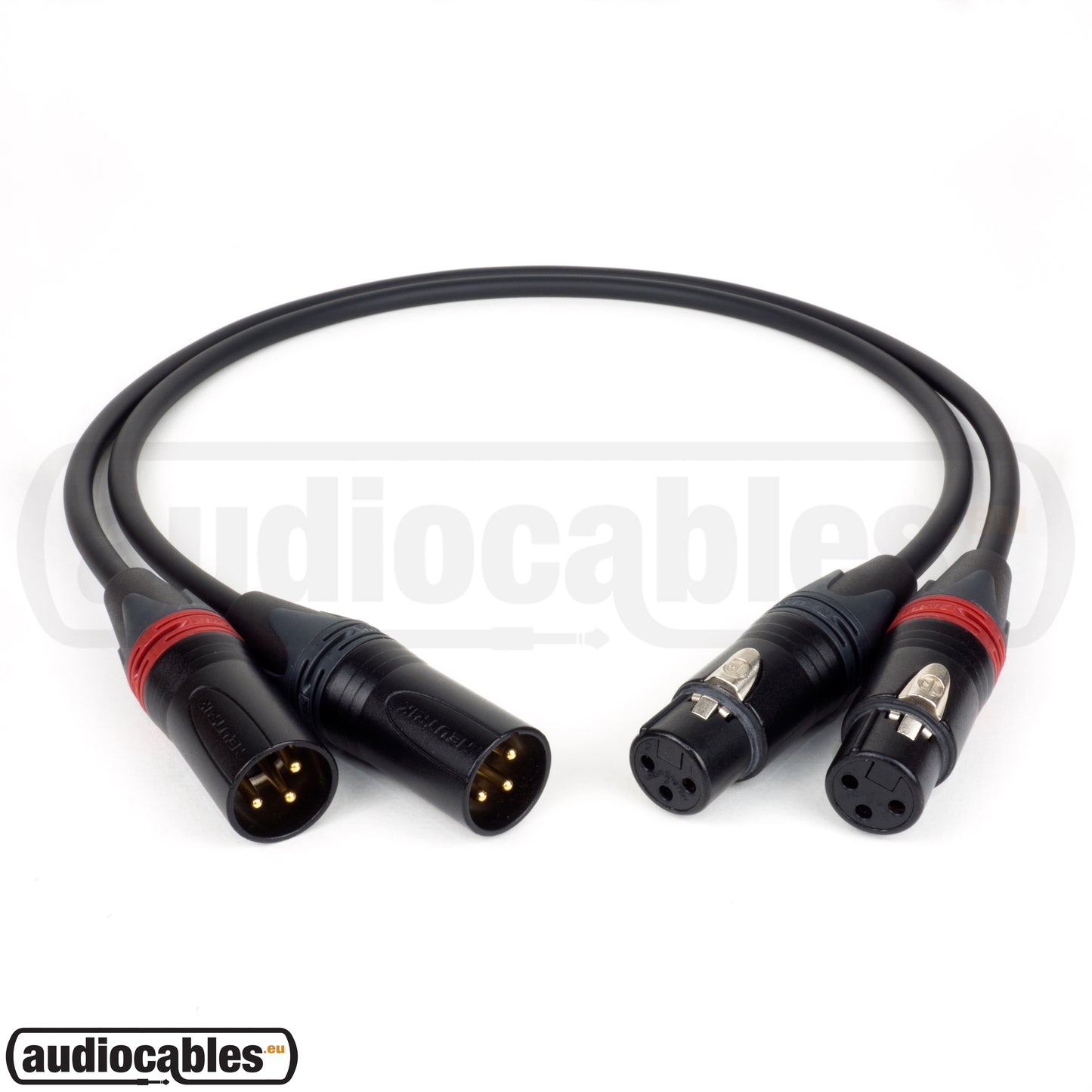 CANARE L-2T2S High Performance Microphone Pair Cable w/ Gold Neutrik XLR