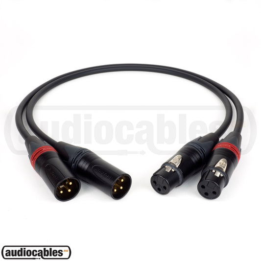 CANARE L-4E6S High Performance Microphone Pair Cable w/ Gold Neutrik XLR