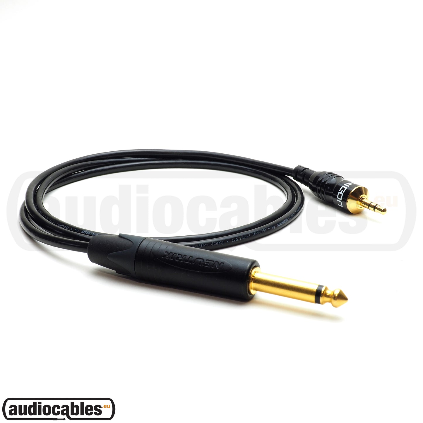 Sommer Cable w/ Hicon Gold Mini Jack To Neutrik Gold Mono Jack