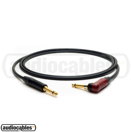 Mogami 2524 Instrument Cable w/ Neutrik Gold Plugs (Silent & Single Angled)