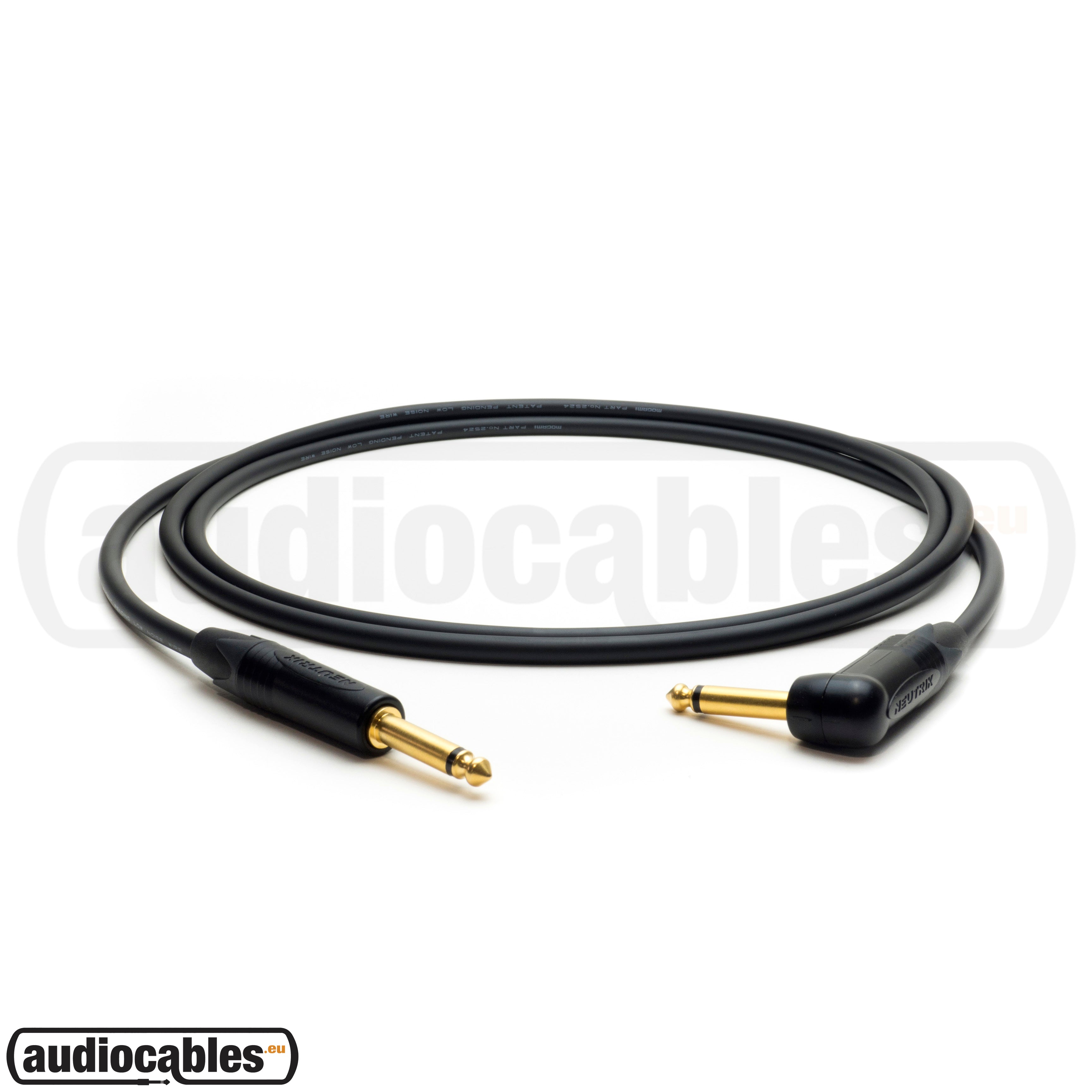 Mogami Instrument Cable w/ Neutrik Gold Plugs audiocables.eu