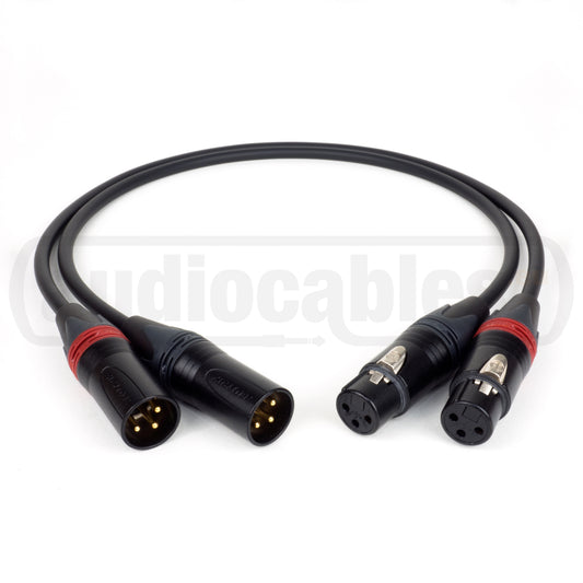 Mogami 2534 Balanced Pair Cable w/ Gold Neutrik XLR Connectors