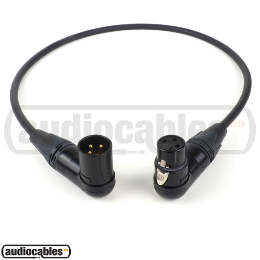 Mogami 2549 Microphone Cable w/ Gold Neutrik Angled XLR Connectors