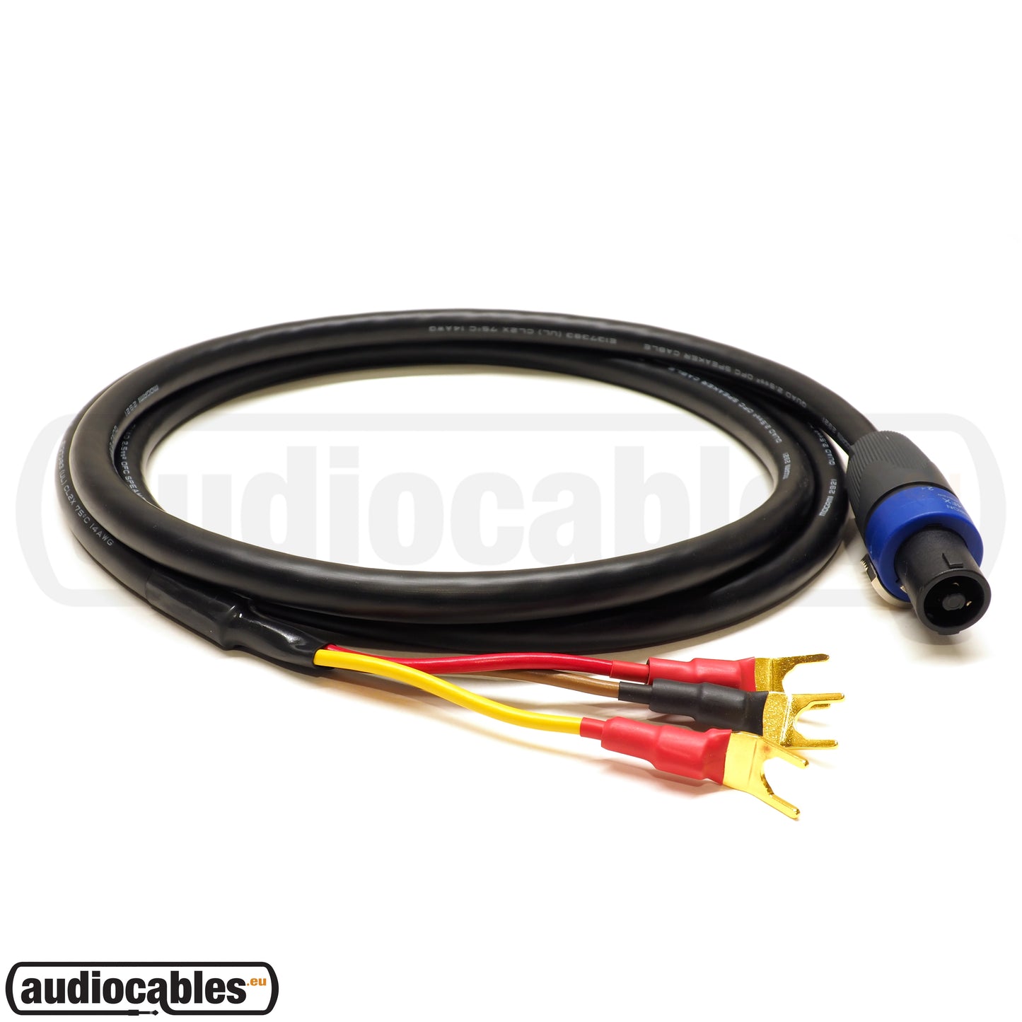 Mogami Upgrade Speaker Cable (3 wire) for REL Subwoofer - Speakon to Spades