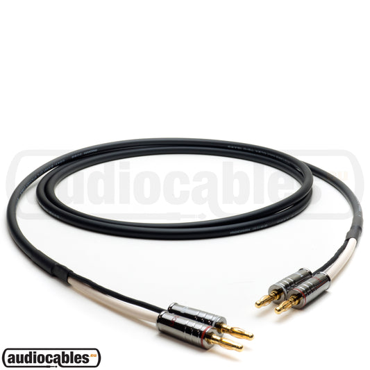 Mogami 3082 2mm Speaker Cable w/ Gold Hicon Banana Plugs