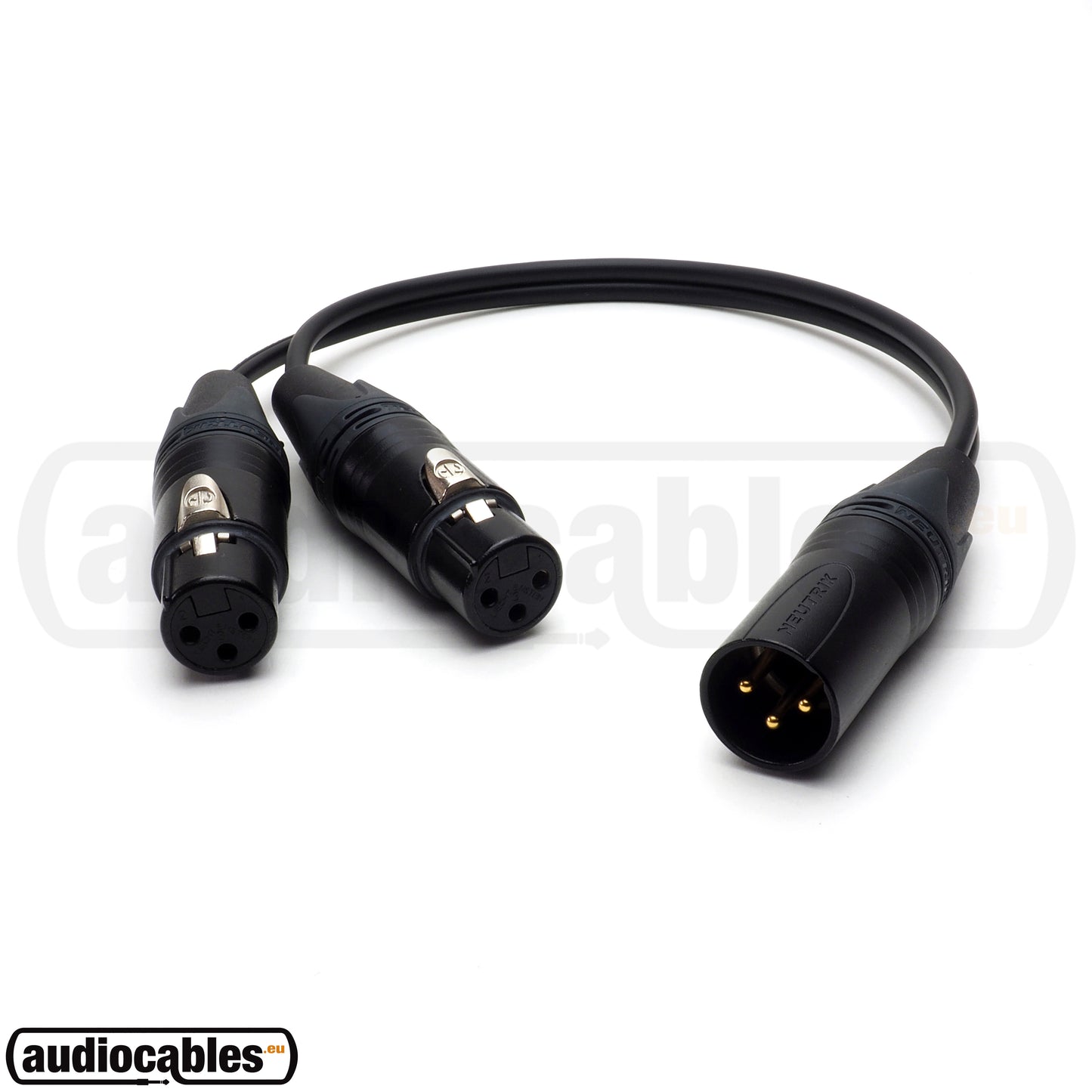 Mogami Y Splitter Balanced Cable - Male XLR To Two Female XLR