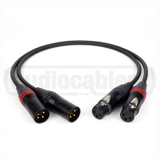 Mogami 3173 Balanced Pair Cable w/ Gold Neutrik XLR Connectors