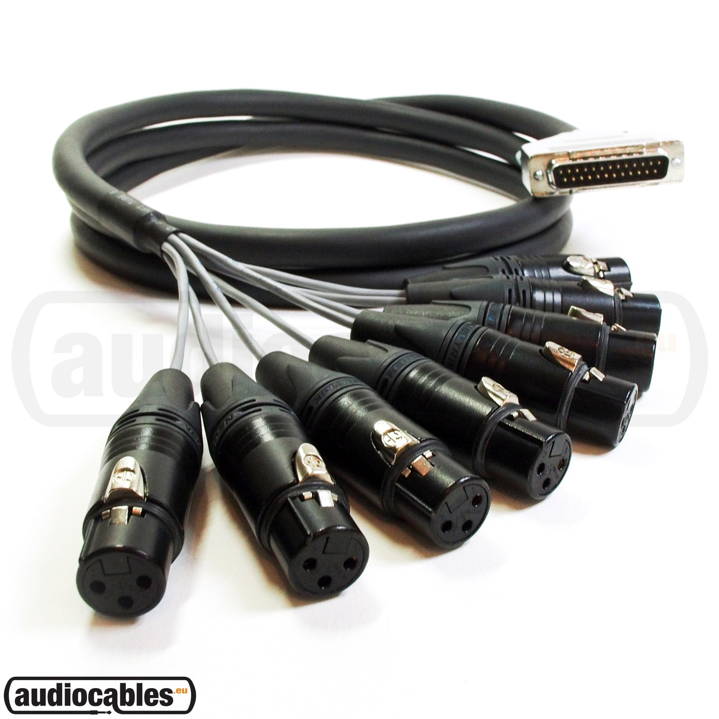 Mogami DB25 to 8 Gold Neutrik Female XLR Multi Analog Cable