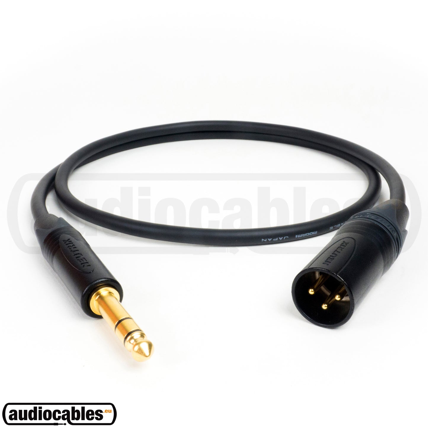 Mogami 3080 AES/EBU Digital 110 Ohm Balanced Cable w/ Gold Neutrik Male XLR to 1/4'' TRS