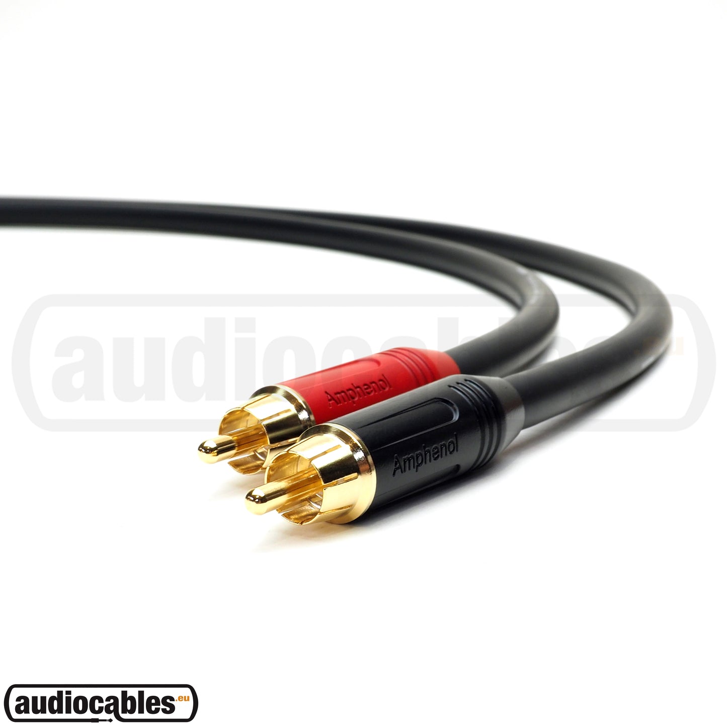 Mogami 2497 RCA to RCA Hi Fi Cable (Pair) w/ Gold Amphenol Connectors